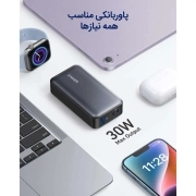 پاور بانک انکر 533 مدل PowerCore 30W A1256 ظرفیت 10000 میلی آمپر ساعت- رنگ نوک مدادی 3