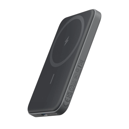پاوربانک بی سیم انکر 621 مدل A1610 به ظرفیت 5000 میلی آمپر ساعت - رنگ مشکی