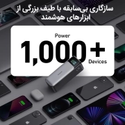 پاوربانک بی سیم انکر 737 مدل A1289 به ظرفیت 24000 میلی آمپر ساعت 9