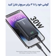 پاور بانک انکر 533 مدل PowerCore 30W A1256 ظرفیت 10000 میلی آمپر ساعت- رنگ نوک مدادی 5