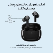 هندزفری بلوتوث (ایربادز بی‌سیم) انکر مدل Soundcore R100 A3991L11 رنگ مشکی 8