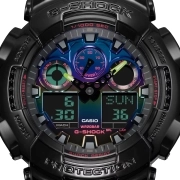 ساعت مچی مردانه G-SHOCK کاسیو مدل GA-100RGB-1ADR 6