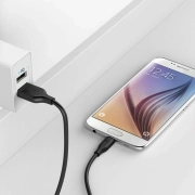 کابل USB-A به MicroUSB انکر مدل Powerline (A8133H12) به طول 1.8 متر- مشکی