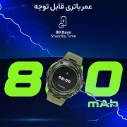 ساعت هوشمند پرومیت مدل XWATCH-R19.MIDNIGHTGREEN با صفحه گرد و قابلیت تماس بلوتوثی 3