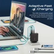 شارژر دیواری 140 وات پرومیت مدل GANCHARGE-140W به همراه کابل USB-C 1.8 متری 4