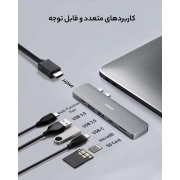 هاب هفت پورت USB-C انکر 547 مدل 7 در 2 مخصوص مک بوک (A8371HA1) 1