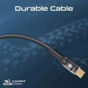 کابل USB-C به USB-C شارژ سریع پرومیت مدل LUCIDLINE-CC120 به طول 1.2 متر و پشتیبانی از توان 100 وات- مشکی 2