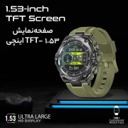 ساعت هوشمند پرومیت مدل XWATCH-R19.MIDNIGHTGREEN با صفحه گرد و قابلیت تماس بلوتوثی 9