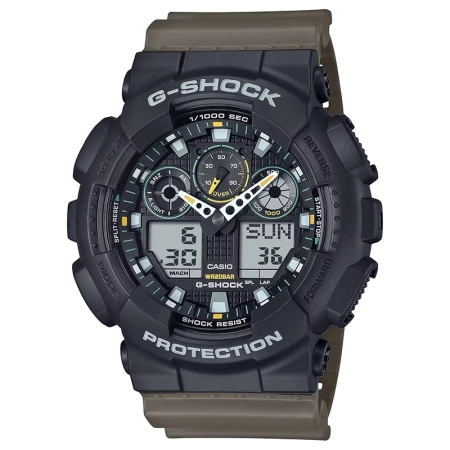 ساعت مچی مردانه جی شاک کاسیو مدل GA-100TU-1A3DR