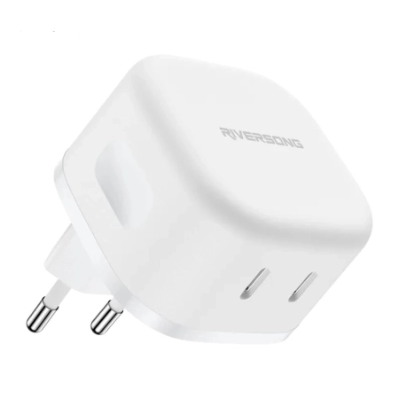 شارژر دیواری ریورسانگ مدل POWERKUB G35 AD107 35W - سفید