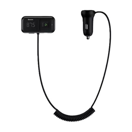 شارژر فندکی و گیرنده بلوتوث بیسوس مدل T typed S-16 - مشکی