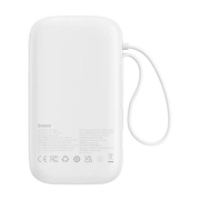 پاوربانک بیسوس مدل QPow2 P1003113 ظرفیت 10000mAh همراه کابل 2