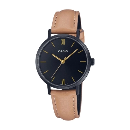 ساعت مچی زنانه کاسیو مدل LTP-VT02 -بند چرم