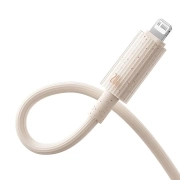 کابل شارژ سریع USB-C به لایتنینگ بیسوس مدل Habitat Series یک متر سبز