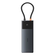 هاب 7 پورت بیسوس مدل UltraJoy Series خاکستری تیره 1