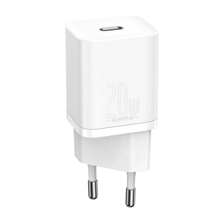 شارژر دیواری بیسوس مدل Si Quick Charger 20W - سفید