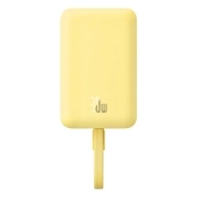 پاوربانک بیسیم بیسوس مدل Magnetic Mini 30W ظرفیت 10000mAh - لیمویی 1