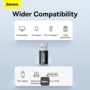 مبدل USB-C به USB-A بیسوس مدل Ingenuity Series