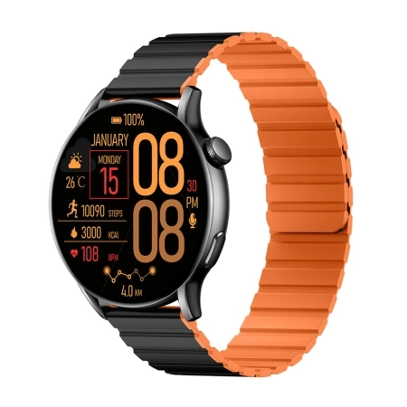 ساعت هوشمند گلوریمی مدل M2 MAX - مشکی نارنجی