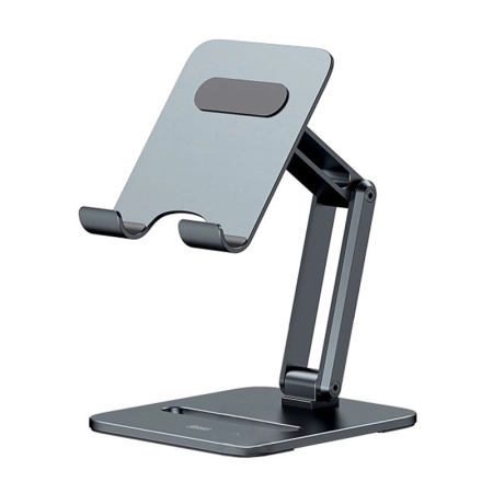 هولدر موبایل بیسوس مدل Biaxial Foldable - خاکستری تیره