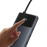 هاب 7 پورت بیسوس مدل UltraJoy Series خاکستری تیره 3