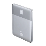 پاوربانک بیسوس مدل Blade 2 65W ظرفیت 12000mAh - نقره‌ای