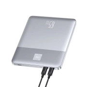 پاوربانک بیسوس مدل Blade 2 65W ظرفیت 12000mAh - نقره‌ای 4