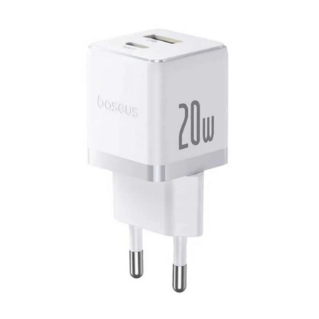 شارژر دیواری بیسوس مدل Palm 20W - سفید