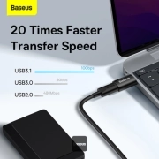 مبدل USB-C به USB-A بیسوس مدل Ingenuity Series 2