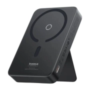 پاوربانک بی سیم چندکاره بیسوس مدل MagPro 20W ظرفیت 5000mAh - مشکی