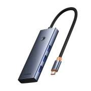 هاب 7 پورت بیسوس مدل UltraJoy Series - خاکستری تیره