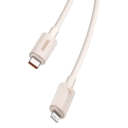 کابل شارژ سریع USB-C به لایتنینگ بیسوس مدل Habitat Series یک متر سبز 1