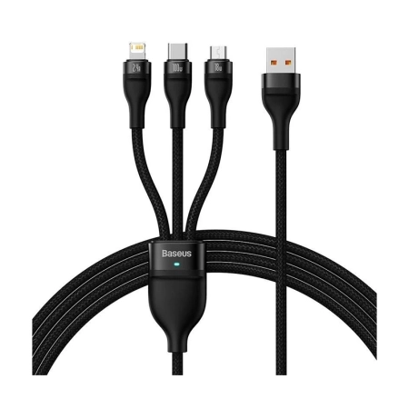 کابل شارژ سریع چندکاره بیسوس مدل Flash Series Ⅱ 100W 1.2 متر