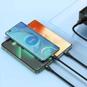 کابل شارژ سریع USB به USB-C، MICRO USB و لایتنینگ بیسوس مدل Flash Series Ⅱ 1.2 متر 3