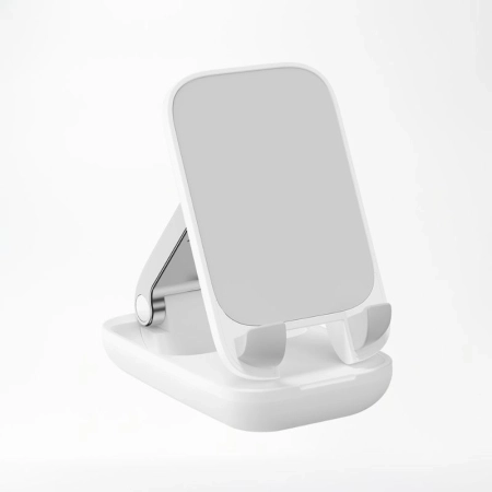 پایه نگهدارنده گوشی موبایل بیسوس مدل Seashell Series Folding - سفید