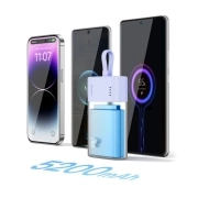 پاوربانک بیسوس مدل Popsicle 20W ظرفیت 5200mAh - بنفش 4