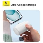 پاوربانک بیسوس مدل Compact Fast Charging ظرفیت 5000mAh - سفید 3