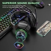 هدفون بلوتوثی گیمینگ اونیکوما مدل B100 - مشکی 3