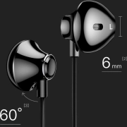 هندزفری سیمی بیسوس مدل Encok H06 - مشکی 5