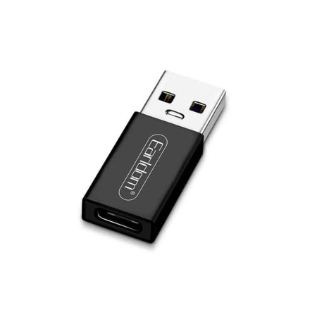 مبدل USB-C به USB-A ارلدام مدل ET-TC07 - مشکی