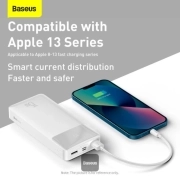 پاوربانک بیسوس مدل Bipow PPBD050102 ظرفیت 20000mAh - سفید 1