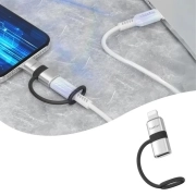 مبدل USB-C به لایتنینگ ارلدام مدل OT90L - نقره ای 4