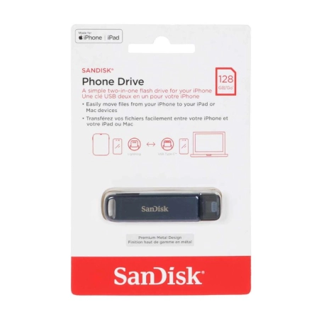 فلش مموری سن دیسک مدل PHONE DRIVE ظرفیت 128GB