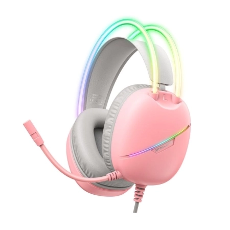 هدفون گیمینگ اونیکوما مدل X33 - صورتی