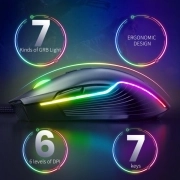 ماوس گیمینگ اونیکوما مدل CW905 - مشکی 3