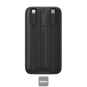پاوربانک بیسوس مدل Comet PPMD020001 ظرفیت 10000mAh همراه با کابل - مشکی