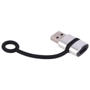 مبدل USB-C به USB-A ارلدام مدل ET-OT91A - نقره ای 1