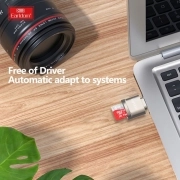 مبدل کارت اس دی به USB-C ارلدام مدل ET-OT92C - خاکستری