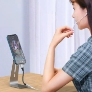 مبدل جک 3.5 میلی‌متری به لایتنینگ ارلدام مدل ET-OT76 - خاکستری 2