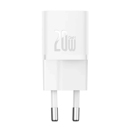 شارژر دیواری بیسوس مدل GAN5 EU 20W - سفید